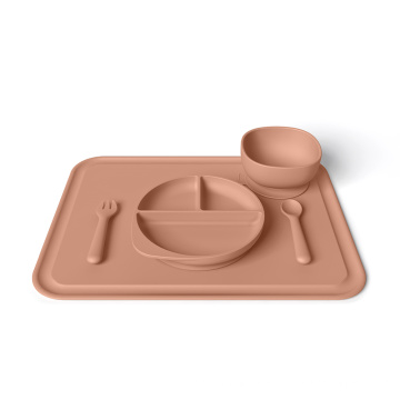 Eco Friendly BPA Free Tableware Silicone Baby Feeding